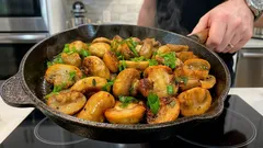 Sienet eivät enää tummu pannulla, vaan muuttuvat kullanruskeiksi – kokin salaisuus