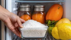 Miksi laittaa suolaa jääkaappiin? Emäntä jakoi tehokkaan niksin