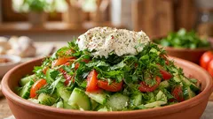 Upea kevätsalaatti, joka valmistuu 5 minuutissa – helppo resepti ilman säätöä