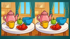 35 sekunnin haaste: löydä 3 eroavaisuutta pöydällä olevissa hedelmissä