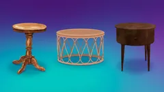 Kolme erilaista pöytää persoonallisuustestiä varten