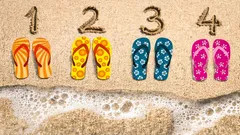 Mitkä varvastossut valitset? Testi näyttää, minne kannattaa lähteä lomalle